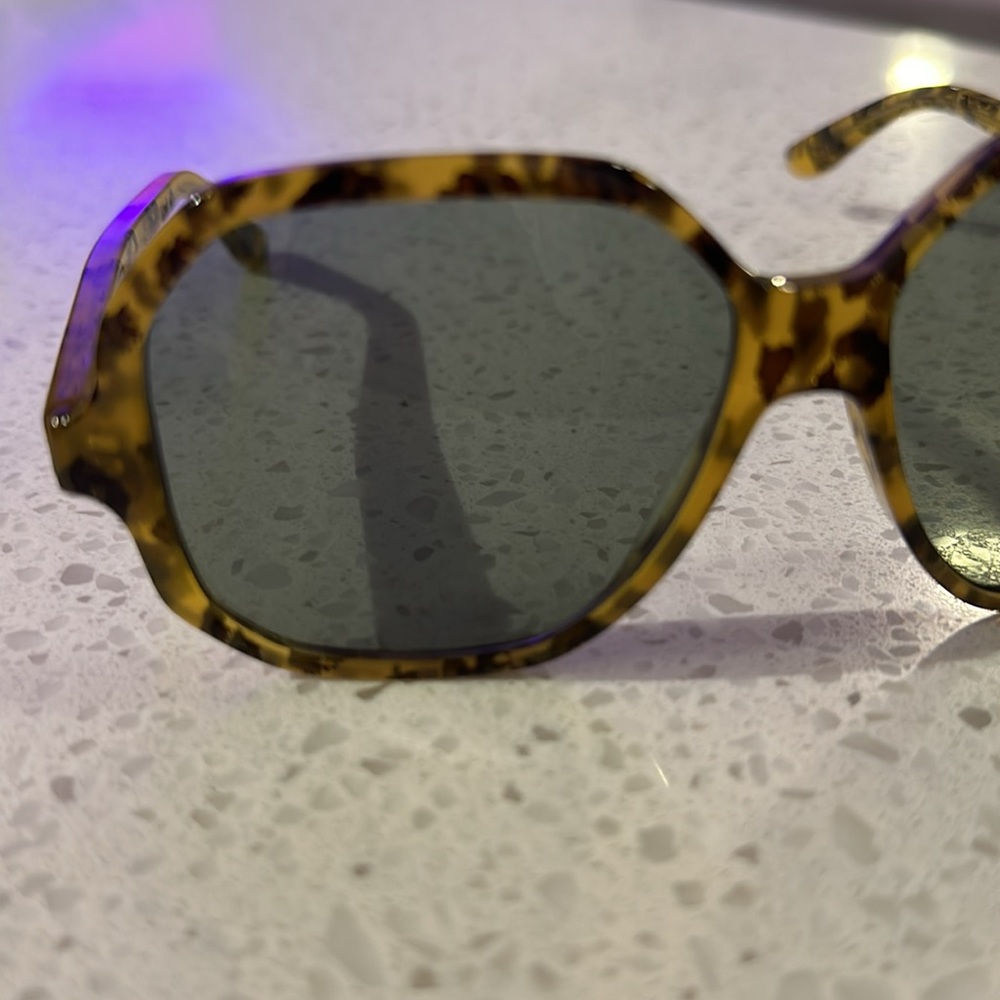 YSL Sunglasses Tortoise Oversized Vintage Style - Picture 8 of 9